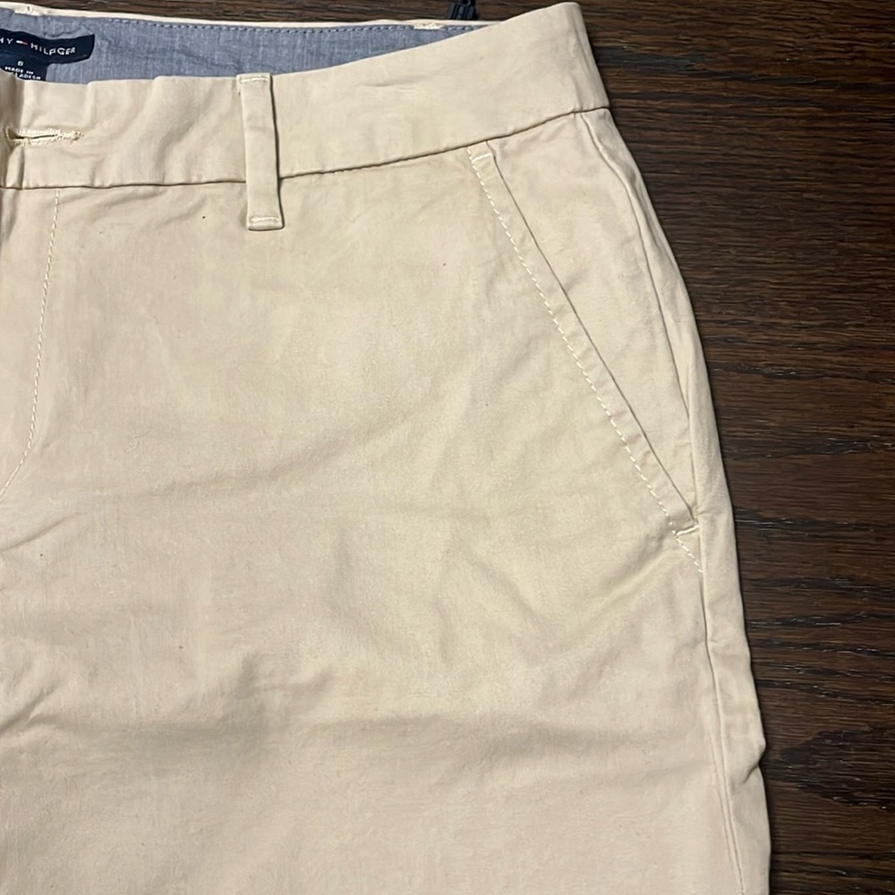 Tommy Hilfiger Cream Women's Trousers - Picture 4 of 12